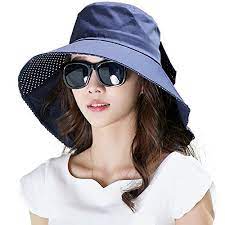 Siggi Womens Wide Brim Summer Sun Flap Bill Cap Cotton Hat Neck Cover Upf 50 Navy Shopping4you Hat Patterns To Sew Summer Hats Sun Hats For Women