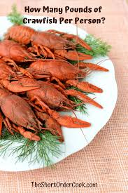 how many pounds of crawfish per person