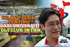 Cuaca di teluk intan untuk hari ini, besok dan minggu. Kilang Lebih Penting Dari Universiti Di Teluk Intan Zairil Khir Johari Utaranews Com