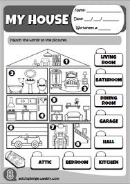 Hello Kids 2 My House Sheet Http Eslchallenge Weebly Com Hello Kids 2 Html English Lessons For Kids Learning English For Kids English Teaching Resources