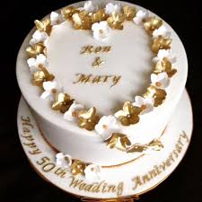 Anniversarycake Golden Anniversary Cake 50th Wedding Anniversary Cakes 50th Anniversary Cakes