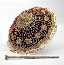 Ceremonial Umbrella For Royalty Payung 1910 1930 Made In India And Traded To Indonesia Parasol Umbrella Vintage Umbrella