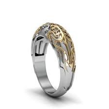 Final Fantasy Inspired Wedding Band Created By Takayas Custom Jewelry Fantasy Wedding Rings Geeky Jewellery Geeky Wedding Rings