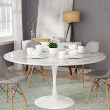 Julien Artificial Marble Round Dining Table In 2020 Round Dining Room Table Round Marble Dining Table Round Dining Room