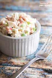Or, you could cut it in half. Easiest Crab Salad With 3 Ways To Serve Favorite Family Recipes