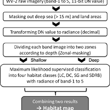 Flow Chart Of Image Processing From Raw Imagery To Habitat