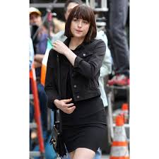 It was easy to reach the table now. Dakota Johnson How To Be Single Jacket Blj