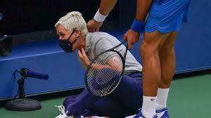 Najbolji teniser sveta, srpski igrač, humanista, osnivač fondacije novak đoković, višestruki osvajač grend slem trofeja i jedan od najboljih sportista. Sad Empty Novak Djokovic Can T Escape Us Open Exit After Line Judge Struck Stuff Co Nz