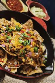 Slow Cooker Barbecue Nachos Recipe Chicken Nachos Recipe Recipes Pulled Pork Nachos