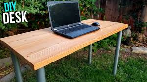 I absolutely adore this round diy computer desk. Easy Diy Desk Build With Screw On Legs Jonny Diy Youtube
