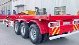 40Ft Tri Axle Container Skeletal Trailer