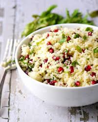 2 tablespoons of grapeseed oil. Yellow Couscous W Pomegranate Mint Citrus Dressing Healthy Recipe Ecstasy