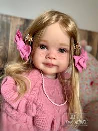 I am thoroughly impressed by the talented reborn artists who have created  amazing versions of my Ziva kit! Here is an adorable freckled little  sweetheart reborned by Chris Dolly. 🥰❤️👏 #pinglauziva #pinglau #