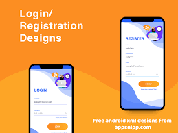 Free Android Login Designs With Xml Source Code Login Design Android Android Source Code