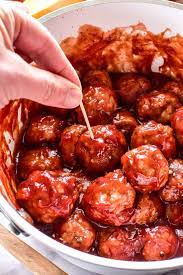 Cranberry Meatballs Recipe In 2021 Cranberry Meatballs Meatballs Homemade Turkey Meatballs