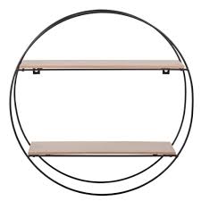 Certains modèles se fixent directement aux murs, ce qui est idéal pour toutes les personnes vivant dans une petite surface et désirant dégager de l'espace au sol. Rangement Mural Rond Maisons Du Monde