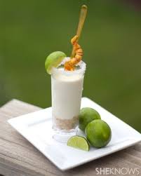 You Ll Want To Eat The Worm Creamy Cocktails Food Lime Pie