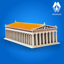 Parthenon Reconstruction Pinshape Parthenon 3d Printing Greece