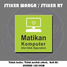 Uraian titipan iuran keamanan rt 01 insentif kelahiran anak sekuriti pengembalian insentif kelahiran anak sekuriti dari rt 02 penyetoran iuran keamanan rt 01 ke rw uang pengganti stiker titipan iuran. Jual Stiker Warga Rt Rw 0 Jakarta Utara Merchid Tokopedia