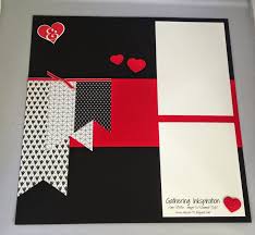 Gathering Inkspiration Groovy Love Valentine Scrapbook Pages Valentines Scrapbook Love Scrapbook Scrapbook Pages