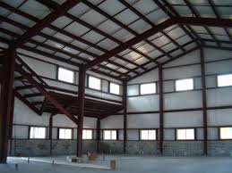 Insulation that regulates the temperature inside of a metal building helps reduce condensation. Industrial Metal Buildings Miller Metal Building Systems