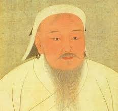 Artist T. Odon painted a realistic portrait of Chinggis Khaan According to  historical sources, Chinggis Khaan's portrait is a portrait painted by  Mongolian artist Khori khasun in 1278 commissioned by Khubilai Khaan.