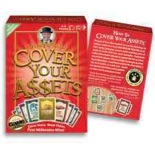 In cover your assets, players compete to become the first millionaire by building towers of matching sets made from 10 different types of asset cards (things like cover your assets is quick to learn, and simple to play, yet surprisingly addictive and strategic. Grandpa Beck S Cover Your Assets Card Game Card Games Store Sunshine Coast