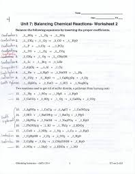 Molar masses of reactants and products can also be calculated and balanced to demonstrate conservation of mass. Balancing Chemical Equations Worksheet 2 Classifying Chemical Reactions Answer Key