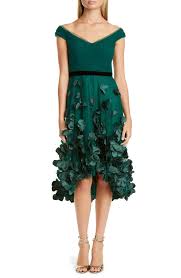 Free Shipping And Returns On Marchesa Notte Floral Applique High Low Cocktail Dress At Nordstrom In 2020 High Low Cocktail Dress Cocktail Dresses Online Cocktail Dress