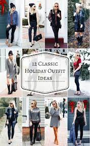 12 Classic Holiday Outfit Ideas Red White Denim Holiday Party Outfit Casual Holiday Outfits Christmas Fashion Outfits