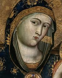 Giovanni_del_Biondo_dal_Casentino_-_Virgin_and_Child_detail_The_face_of_the_virgin_mary_covered_with_a_transparent_f_-_(MeisterDrucke-1419136).jpg