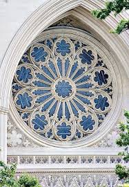 National Cathedral Washington Dc Rose Window From The Exterior Of The Cathedral Rose Window Gothic Windows Washington National Cathedral