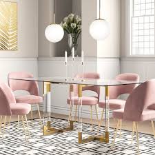You Ll Love The Crigger Glass Dining Table At Wayfair Great Deals On All Furniture Products Wit Glass Dining Room Table Birch Dining Table Glass Dining Table