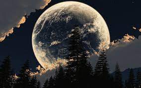 Check spelling or type a new query. Hd Wallpaper Moon Wallpaper The Sky Stars Clouds Earth Collage The Moon Wallpaper Flare