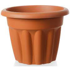Understanding some of the main kinds of planters you. Buy 40cm Vista Round Plastic Plant Pot Terracotta Moss Green Black