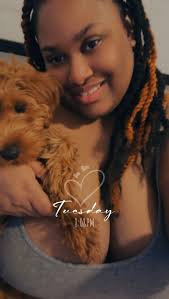 Hi Wanted to introduce my 6 months old baby boy Milou (standard golden  doodle). A few pieces of mango before bed😁. Indeed, I am truly lucky and  blessed to have met this