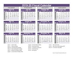 Uk Fiscal Calendar Template 2019 20 Free Printable Templates