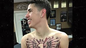 Lamelo got his tattoo while lonzo ball got. Lamelo Ball Gets Massive Chest Tattoo