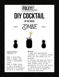 Jamaican rum is uniquely beloved in the spirits world for its powerful, easily but nothing gets the rum nerd more enthused than talk of dunder, the mysterious ingredient that allegedly the dunder and muck being. Foleys Diy Cocktail Of The Week Foley S Zombie The Perfect Drink To Enjoy Over The Halloween Weekend Ingredients 25ml X Dark Rum 25ml X Light Rum 150ml X