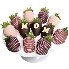 Berries and pretzel rods are covered in an assortment of chocolates (milk, dark, and white) and dressed with toppings and red/green ribbons. Happy Mother S Day Berries Chocolate Covered Strawberries Chocolate Covered Strawberries Bouquet Chocolate Covered Fruit