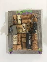 Shop for unique wine cork holders at bed bath & beyond. Check Out This Wine Cork Holder What A Unique Way To Hang Your Keys Https Www Etsy Com Shop Thewineingtwins Re Wine Cork Wine Cork Holder Wine Cork Jewelry