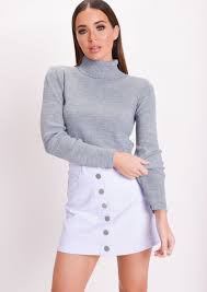 We did not find results for: Roll Neck Long Sleeve Knit Crop Top Grey Lily Lulu