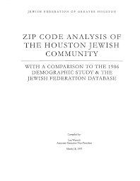 Houston TX 1986 Zip Code Analysis
