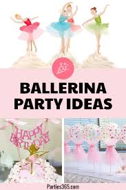 Gold glitter ballerina birthday party or ballet centerpiece decoration topper. Ballerina Birthday Party Ideas And Supplies Parties365