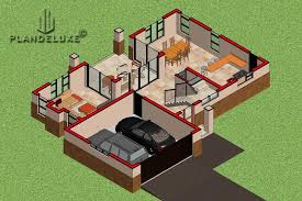 2 bedroom house plans are a popular option with homeowners today because of their affordability and small footprints (although not all two bedroom house plans are small). Small 3 Bedroom 2 Story House Plan 250m Home Designs Plandeluxe