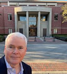 Today is my first day in the office, located in Ralph and Goldy Lewis Hall  at the University of Southern California. It's a beautiful day, a harbinger  I believe for a wonderful