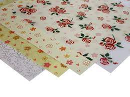The most common floral vellum paper material is paper. Patterned Floral Vellum Paper 4 Sheets Art Craft Factory