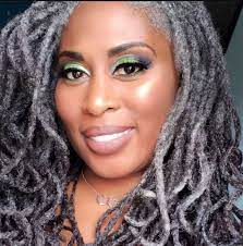 Jungle Barbie Loc Stylist On Instagram If You Have Gray Hairs Would You Dye Them Comment Below Grey Hair Dye Grey Hair Inspiration Faux Locs Marley Hair