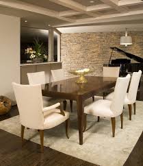 It needs all new drywall (not just or have that storage room door open into the storage area and not the diningroom. Nice Dining Rooms With Stone Walls Modern Dining Room Dining Room Accent Wall Dining Room Design