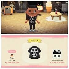 Horror Punk Band Misfits Classic Skull Shirt Acqr New Animal Crossing Animal Crossing Animal Crossing Qr